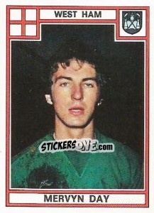 Figurina Mervyn Day - UK Football 1977-1978 n. 348 - Panini