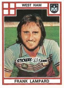 Sticker Frank Lampard - UK Football 1977-1978 - Panini