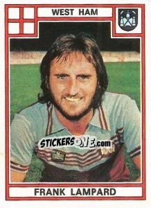 Figurina Frank Lampard - UK Football 1977-1978 n. 350 - Panini
