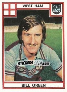 Figurina Bill Green - UK Football 1977-1978 n. 352 - Panini