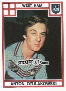 Sticker Anton Otulakowski - UK Football 1977-1978 - Panini