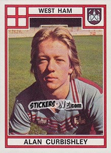 Sticker Alan Curbishley - UK Football 1977-1978 - Panini