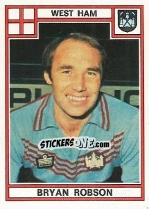 Sticker Bobby Robson - UK Football 1977-1978 - Panini