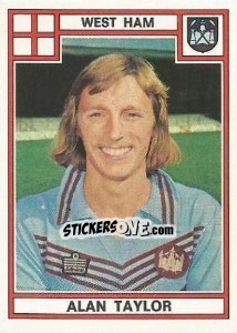 Figurina Alan Taylor - UK Football 1977-1978 - Panini