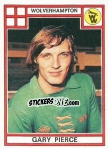 Sticker Gary Pierce - UK Football 1977-1978 - Panini