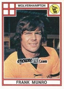 Cromo Frank Munro - UK Football 1977-1978 - Panini