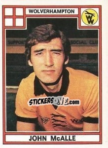 Sticker John McAlle - UK Football 1977-1978 - Panini