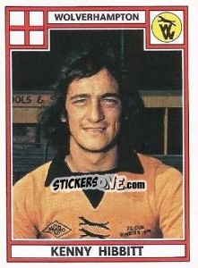 Cromo Kenny Hibbitt - UK Football 1977-1978 - Panini