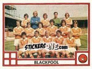 Sticker Team Photo - UK Football 1977-1978 - Panini