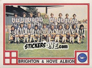 Sticker Team Photo - UK Football 1977-1978 - Panini