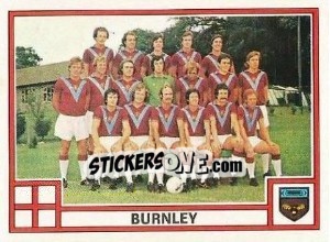 Sticker Team Photo - UK Football 1977-1978 - Panini