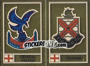 Sticker Team Badge - UK Football 1977-1978 - Panini