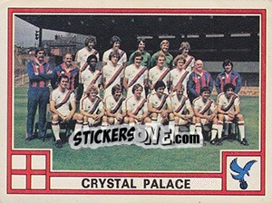 Sticker Team Photo - UK Football 1977-1978 - Panini