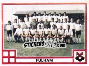 Sticker Team Photo - UK Football 1977-1978 - Panini