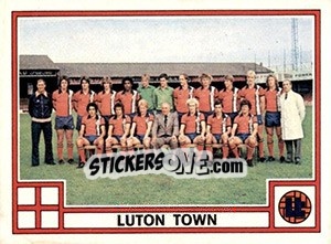 Sticker Team Photo - UK Football 1977-1978 - Panini