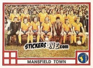 Sticker Team Photo - UK Football 1977-1978 - Panini