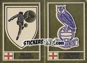 Sticker Team Badge - UK Football 1977-1978 - Panini