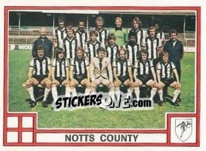 Sticker Team Photo - UK Football 1977-1978 - Panini