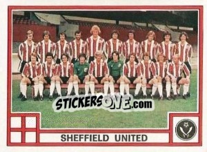 Cromo Team Photo - UK Football 1977-1978 - Panini