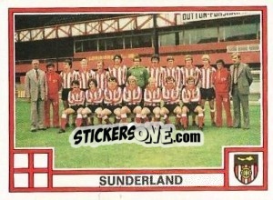 Sticker Team Photo - UK Football 1977-1978 - Panini