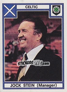Sticker Jock Stein - UK Football 1977-1978 n. 414 - Panini