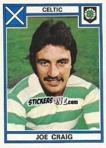 Cromo Joe Craig - UK Football 1977-1978 - Panini