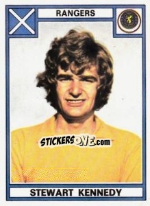 Cromo Stewart Kennedy - UK Football 1977-1978 - Panini