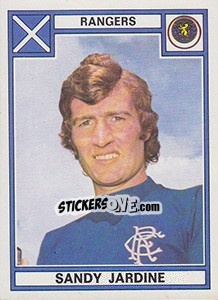 Sticker Sandy Jardine - UK Football 1977-1978 - Panini