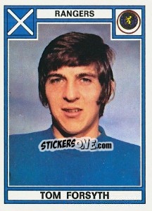 Figurina Tom Forsyth - UK Football 1977-1978 - Panini