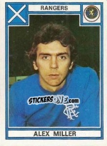 Sticker Alex Miller - UK Football 1977-1978 - Panini