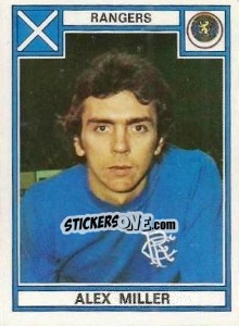 Sticker Alex Miller - UK Football 1977-1978 n. 435 - Panini