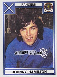 Sticker Johnny Hamilton - UK Football 1977-1978 - Panini
