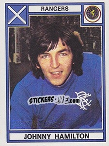 Sticker Johnny Hamilton - UK Football 1977-1978 n. 439 - Panini