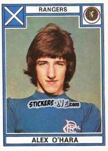 Sticker Alex O'Hara - UK Football 1977-1978 - Panini
