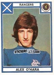 Sticker Alex O'Hara - UK Football 1977-1978 n. 440 - Panini