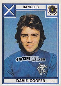 Sticker Davie Cooper - UK Football 1977-1978 - Panini
