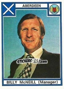 Sticker Billy McNeill - UK Football 1977-1978 - Panini