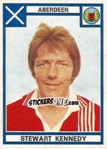 Cromo Stewart Kennedy - UK Football 1977-1978 - Panini