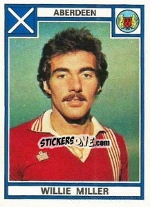 Figurina Willie Miller - UK Football 1977-1978 - Panini