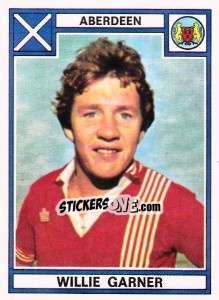 Sticker Willie Garner - UK Football 1977-1978 - Panini