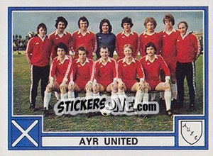 Sticker Team Photo - UK Football 1977-1978 - Panini