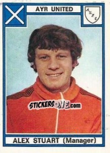 Sticker Alex Stuart - UK Football 1977-1978 - Panini