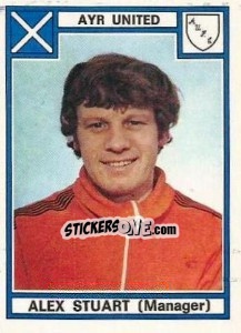 Sticker Alex Stuart - UK Football 1977-1978 n. 458 - Panini