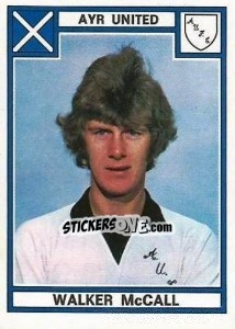 Sticker Walker McCall - UK Football 1977-1978 n. 465 - Panini