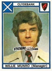 Cromo Willie Munro - UK Football 1977-1978 n. 468 - Panini