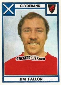 Sticker Jim Fallon - UK Football 1977-1978 - Panini