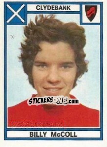 Sticker Billy McColl - UK Football 1977-1978 - Panini