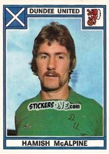 Sticker Hamish McAlpine - UK Football 1977-1978 - Panini