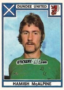 Figurina Hamish McAlpine - UK Football 1977-1978 - Panini