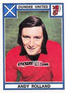 Cromo Andy Rolland - UK Football 1977-1978 - Panini